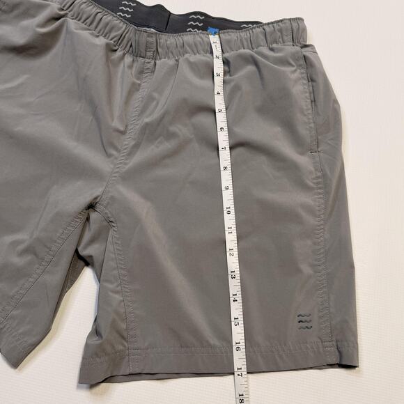Free Fly Shorts Mens Large Gray Bamboo Lined Athletic Running Quick Dry Stretch - Picture 7 of 11